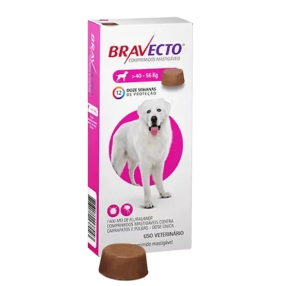 Antipulgas Bravecto Cães 40kg a 56kg MSD